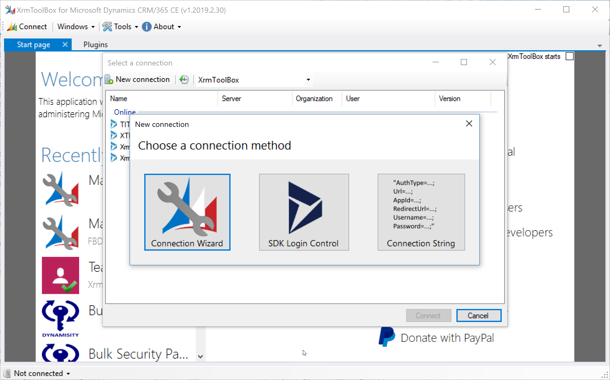 XrmToolBox v1.2019.2.32 · XrmToolBox
